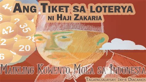 ang mga ticket sa loterya ni haji zakaria